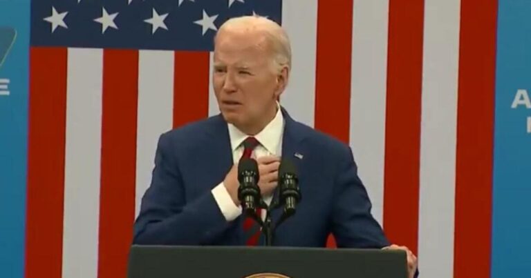 Joe Biden stumbles through campaign event in Raleigh