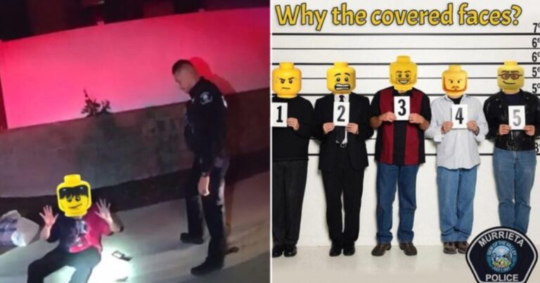 Lego orders California police to stop using Lego heads.
