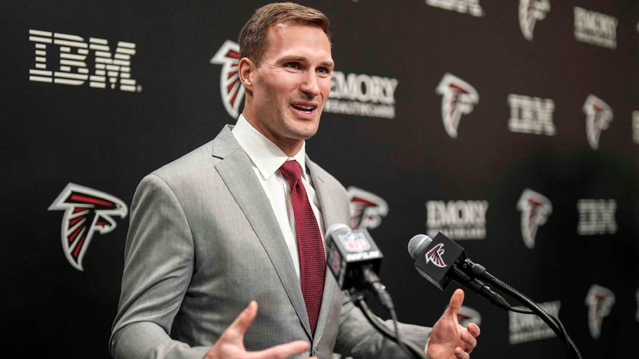 Kirk Cousins excited to start new chapter in Atlanta