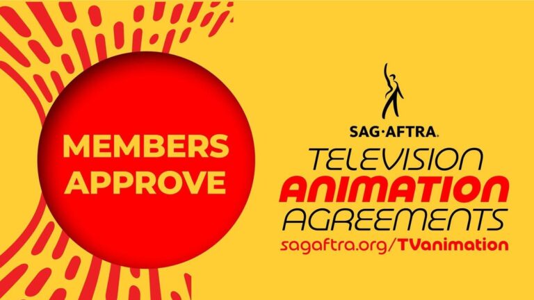 SAG-AFTRA Members Ratify TV Animation Contracts