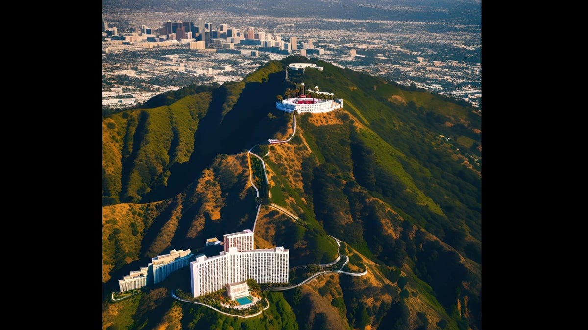 Fake Hollywood Mountain Photo Goes Viral