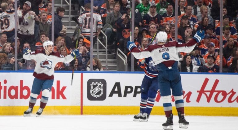 Lehkonen Scores OT Winner as Avs Beat Oilers