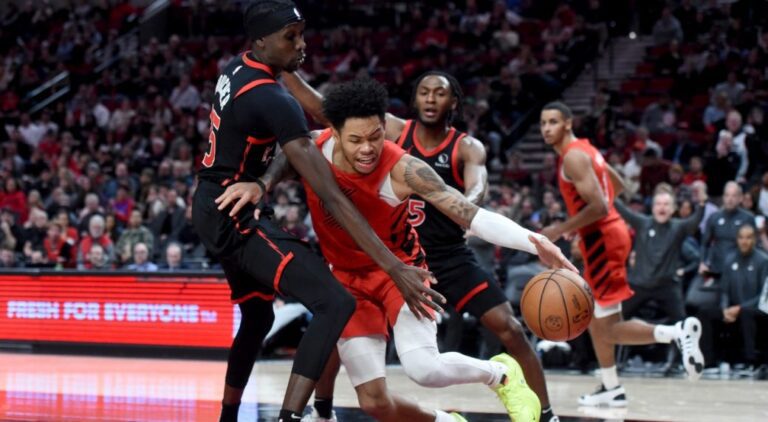 Raptors fall to Trail Blazers despite Boucher’s effort