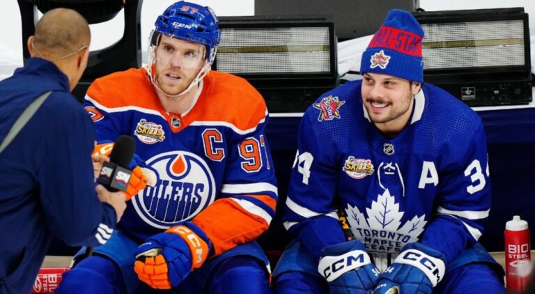 Auston Matthews and Connor McDavid grow closer on and off the ice