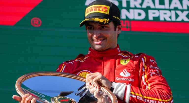 Sainz ends Red Bull winning streak at Australian GP