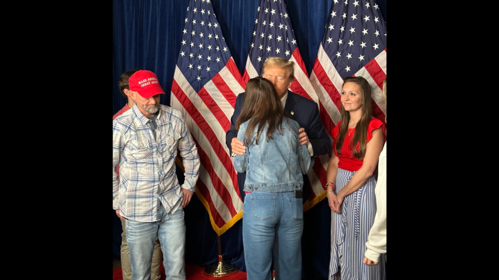Trump consoles Laken Riley’s family