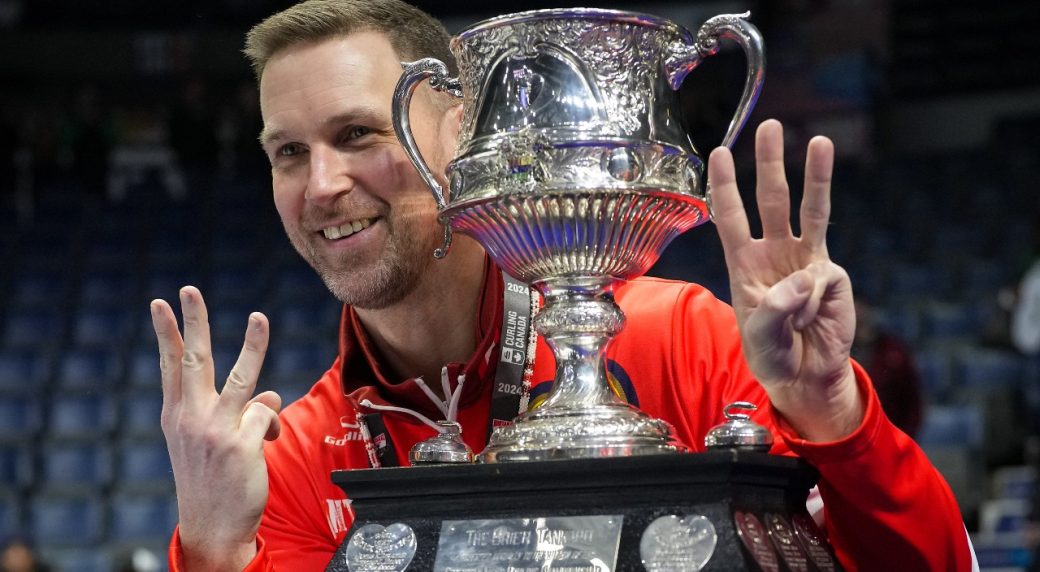 Brad Gushue Leads Team Canada to Third Straight Brier