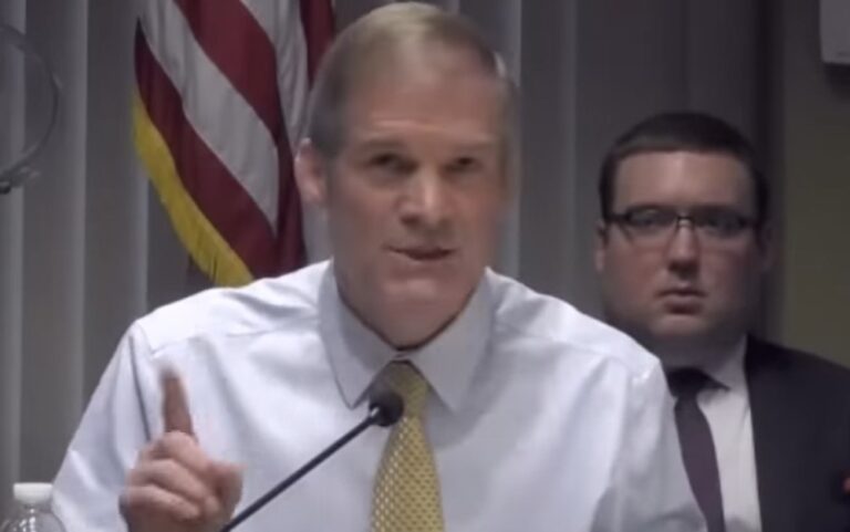 Jim Jordan Makes Outlandish Claims About Biden Sharing Classified Info