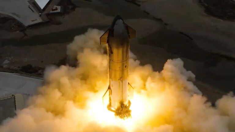 SpaceX’s Starship Vehicle Fires Up Engines