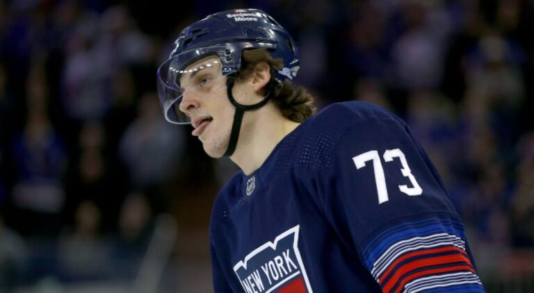 Rangers rookie suspended for hit to head