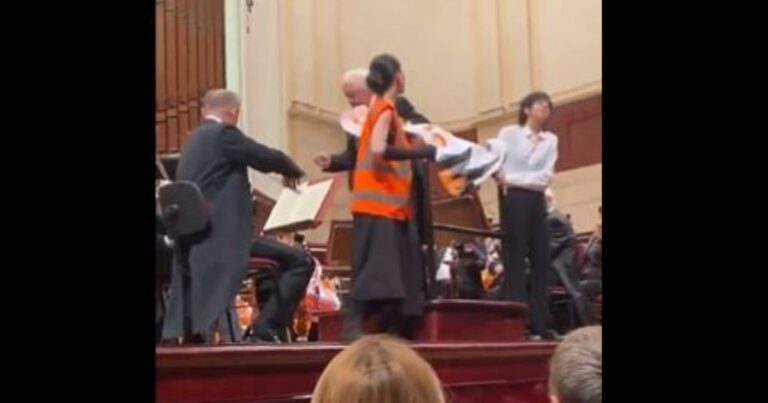 Climate Activists Disrupt Philharmonic Concert in Poland.