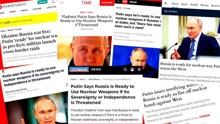 Putin Warns West of Nuclear War Readiness