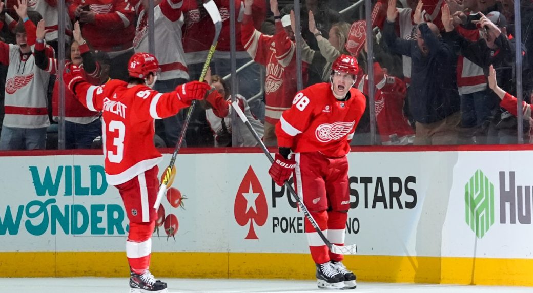 Red Wings Beat Sabres in Playoff Push
