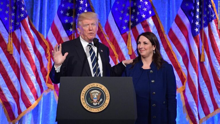 Trump slams NBC for firing Ronna McDaniel
