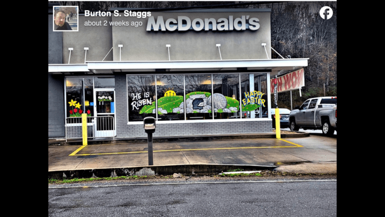 Tennessee McDonald’s Decorate Windows with Religious Symbols