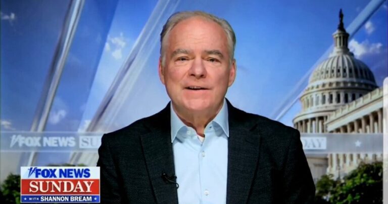 Tim Kaine Denies Border Invasion Handed a Deranged Guy a Gun