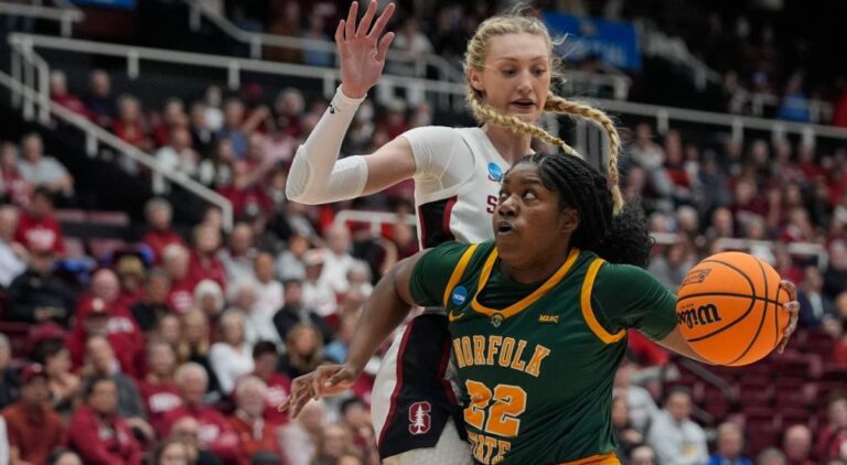 Stanford beats Norfolk State 79-50 in NCAA opener