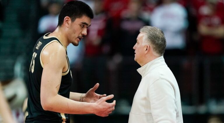 Coach Matt Painter Defends Canadian Zach Edey