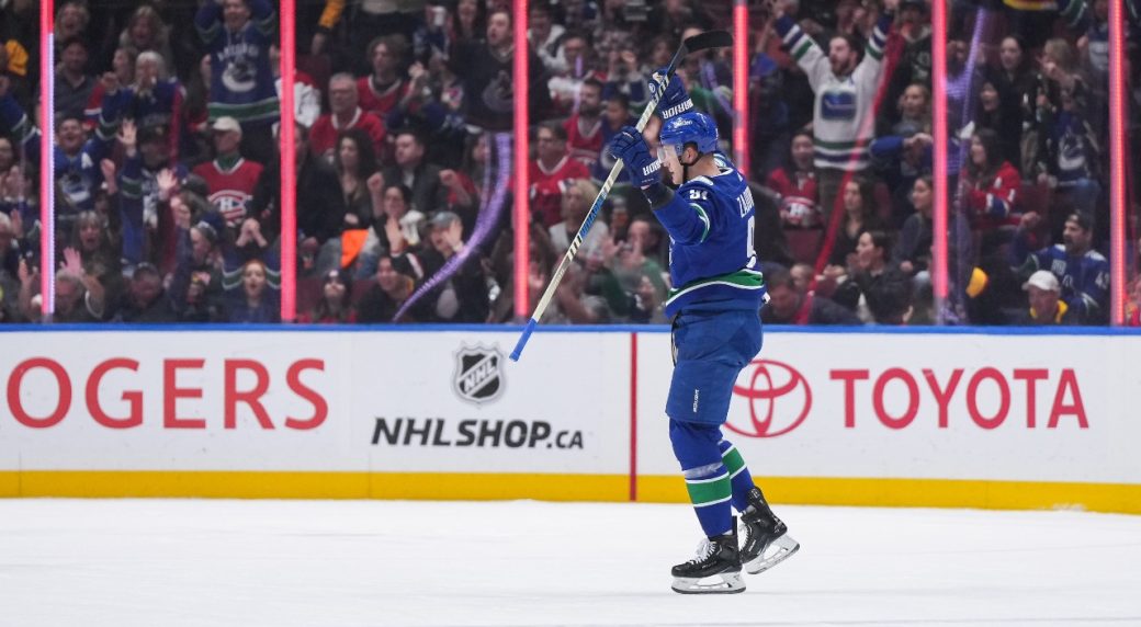 Zadorov leads Canucks past Canadiens with two goals