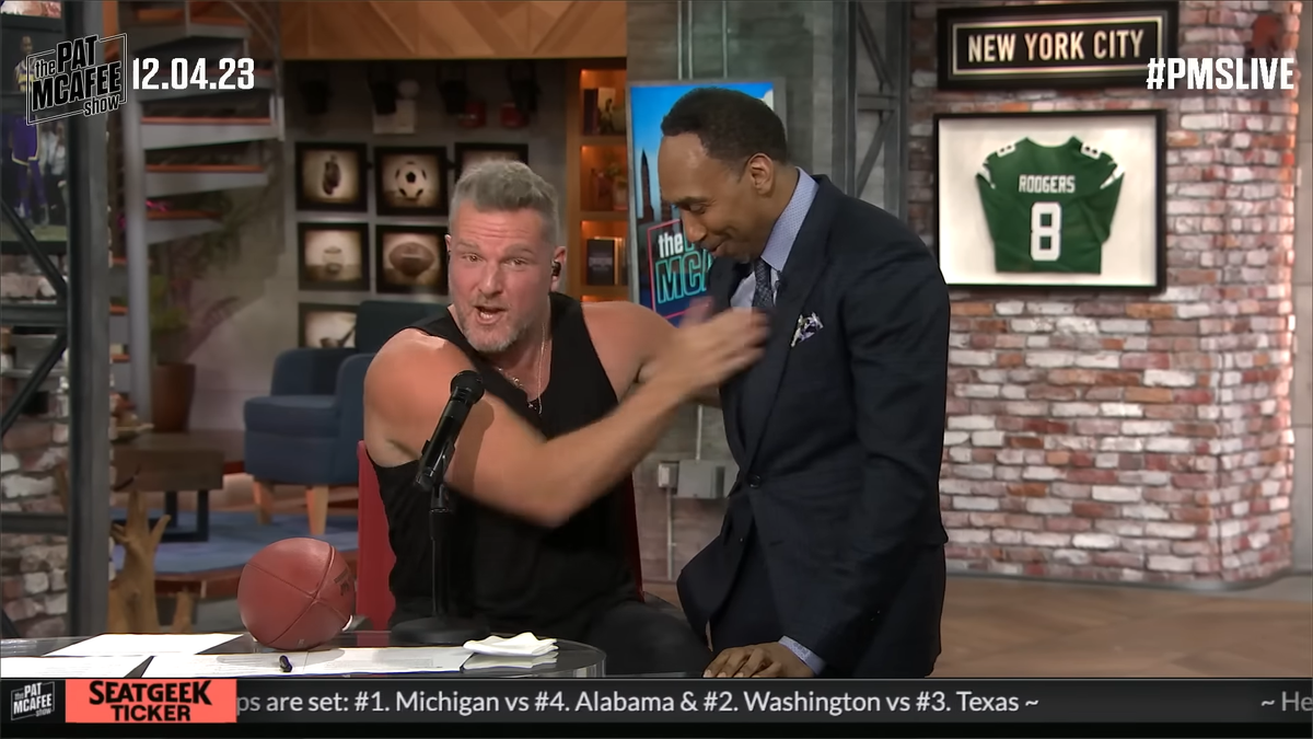 Pat McAfee and Stephen A. Smith’s Explosive Argument