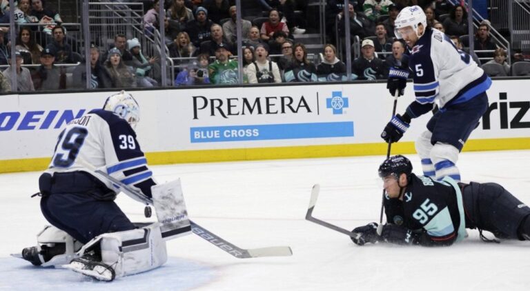 Jets Shut Out Kraken 3-0, Scheifele Scores 19th