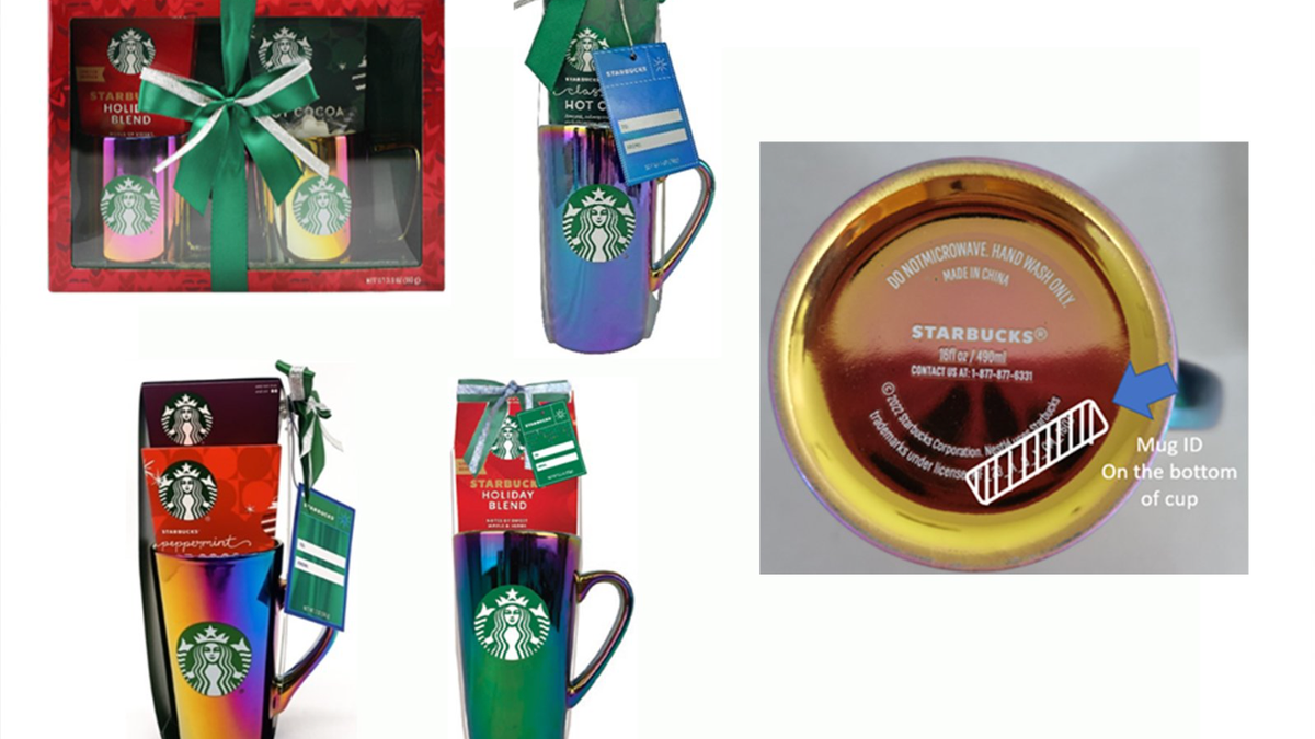Nestle USA Recalls Metallic Starbucks Mugs