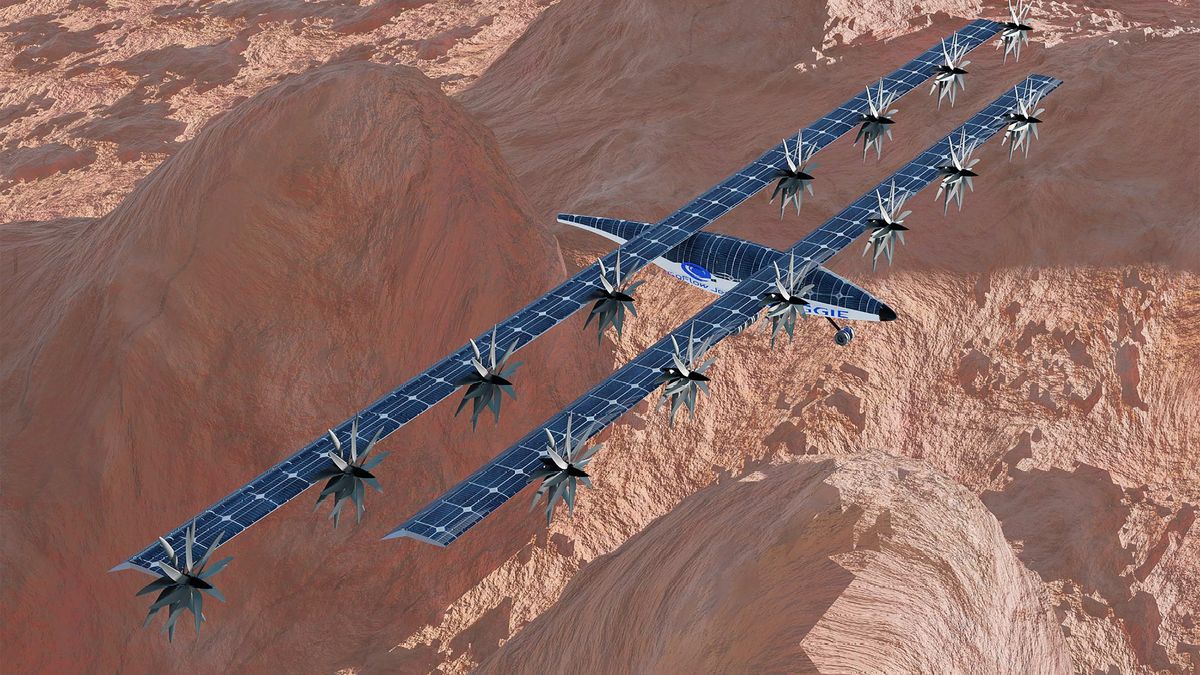 MAGGIE: Innovative Mars Airplane to Hunt for Methane