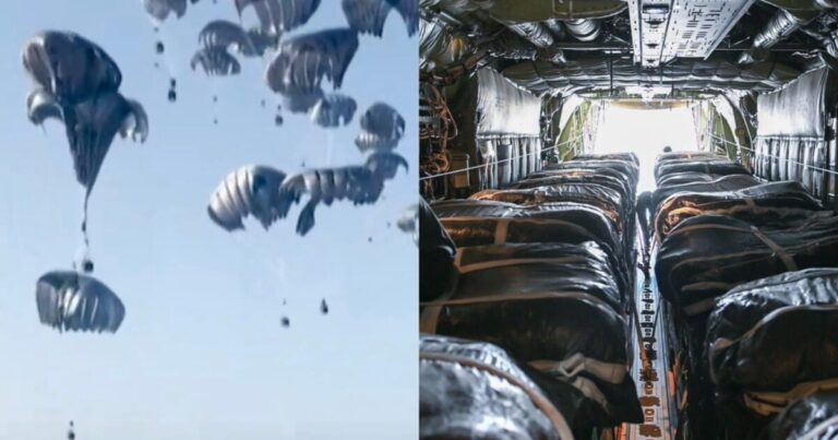 Tragic Airdrop Mishap at Al-Shati Refugee Camp