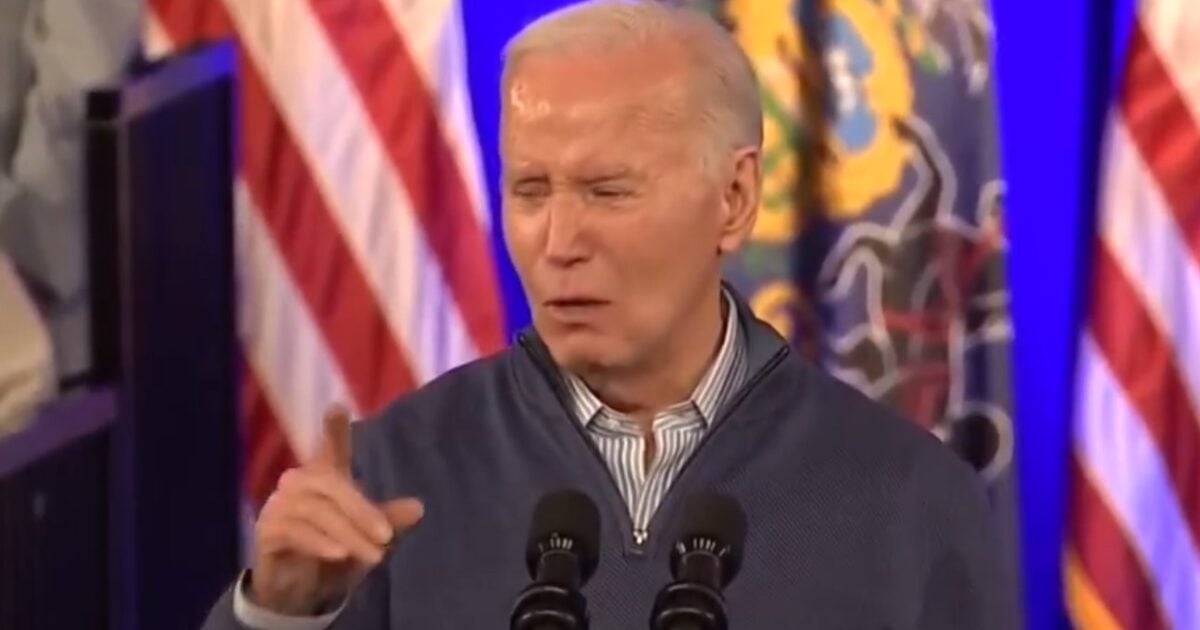 Joe Biden’s Confusing Pennsylvania Rally