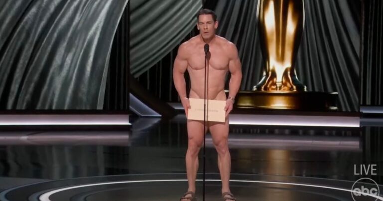 John Cena Streaks at Oscars