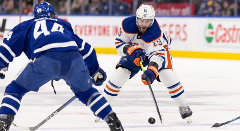 Oilers get embarrassed in Toronto.