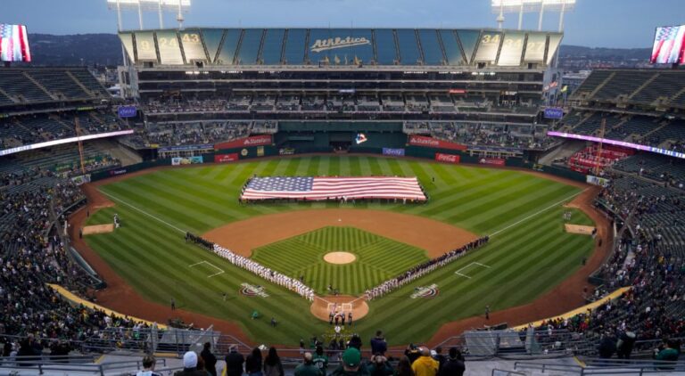 A’s Fans Protest Planned Move in Parking Lot