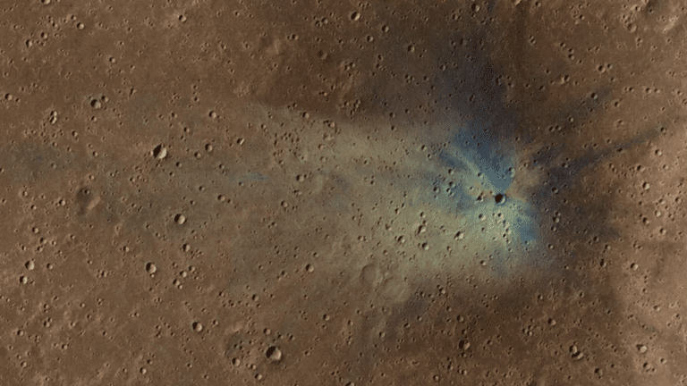 Massive Asteroid Impact Created Huge Crater on Mars