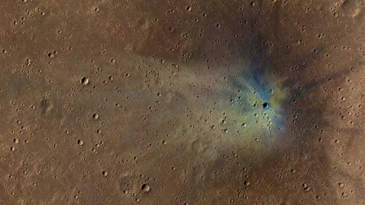 Massive Asteroid Impact Created Huge Crater on Mars
