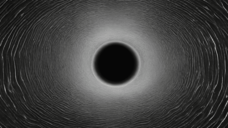 Quantum vortex resembles rotating black hole