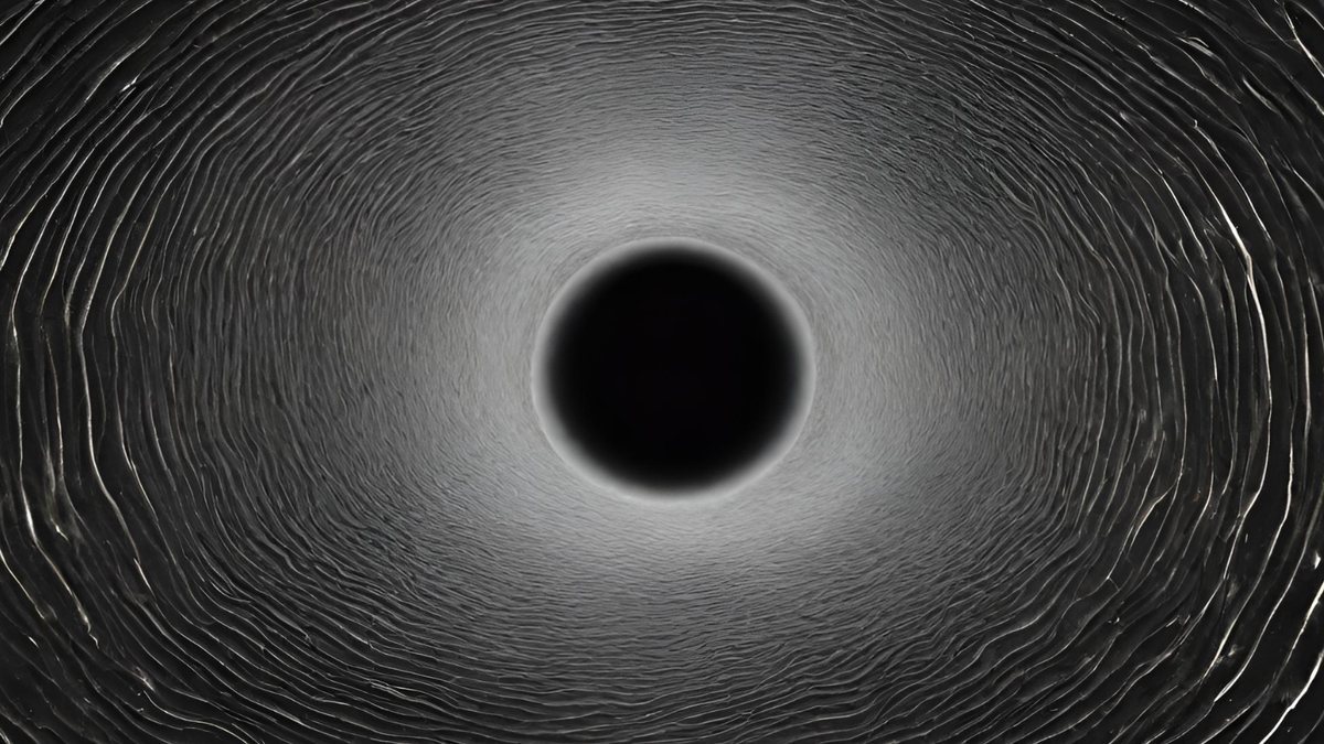 Quantum vortex resembles rotating black hole