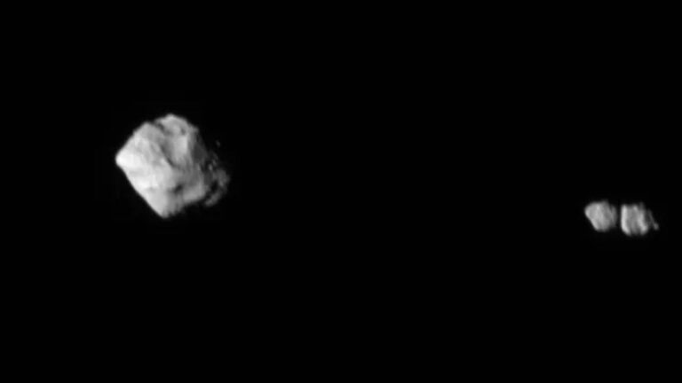 Asteroid moonlet Selam separated 2-3 million years ago