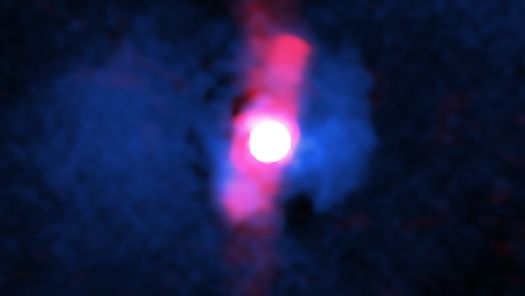 Quasar near Milky Way quiet, gentle impact on surroundings