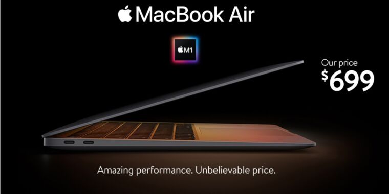 Walmart carries discounted M1 MacBook Air.
