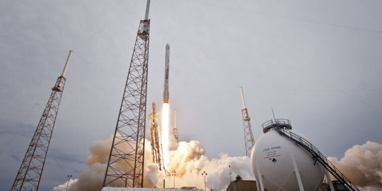 SpaceX’s Soaking: Falcon 9’s Dirty Water Rocket Launch