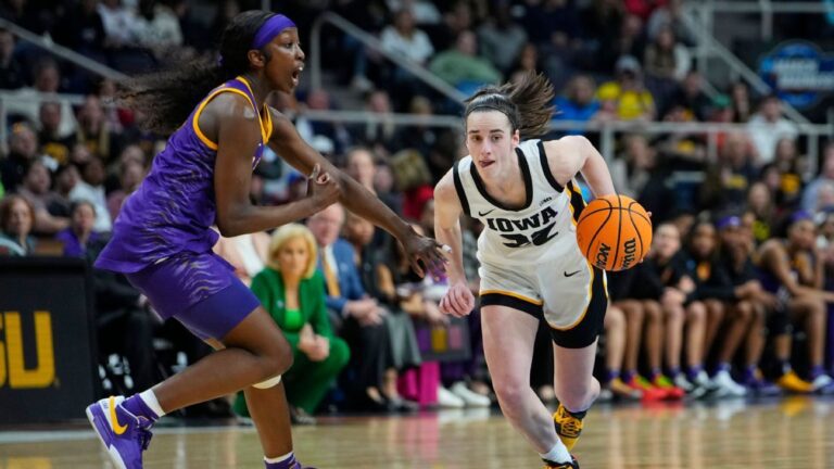 Iowa defeats LSU, advances to Final Four