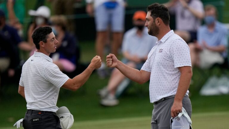 Golf stars push for unity in sport