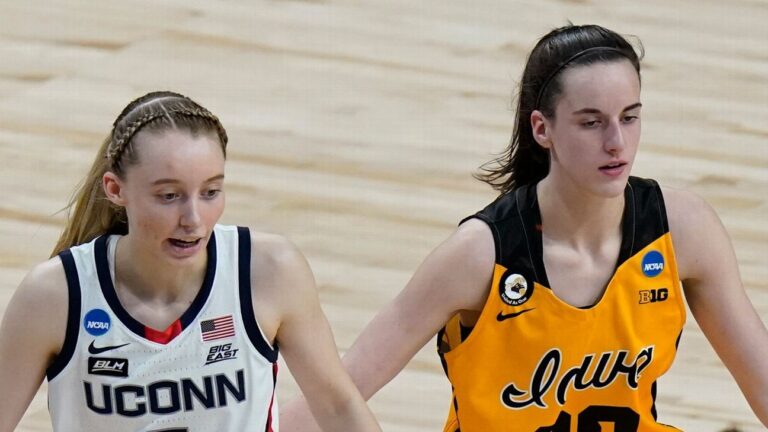 Iowa’s Caitlin Clark faces UConn’s Paige Bueckers