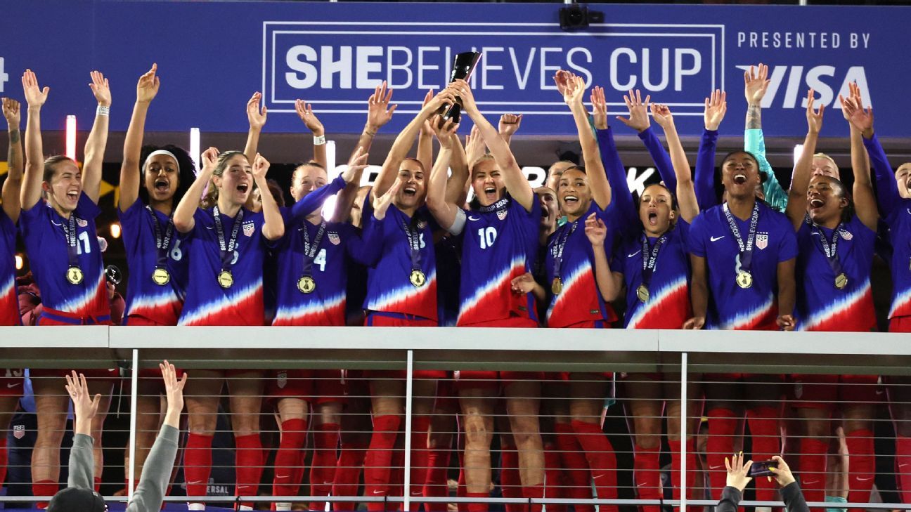 USWNT wins SheBelieves Cup in shootout