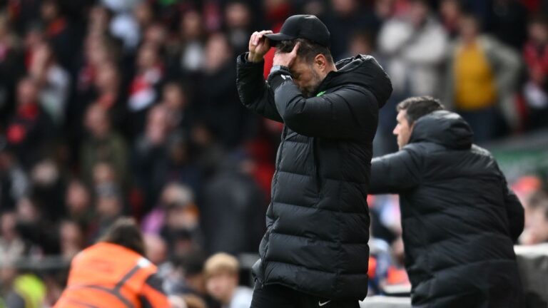 Liverpool falls to Crystal Palace at Anfield