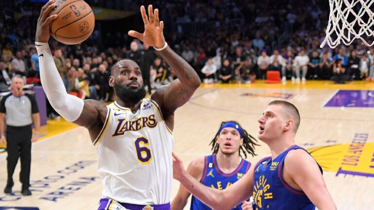 LeBron James aims to dethrone the Nuggets