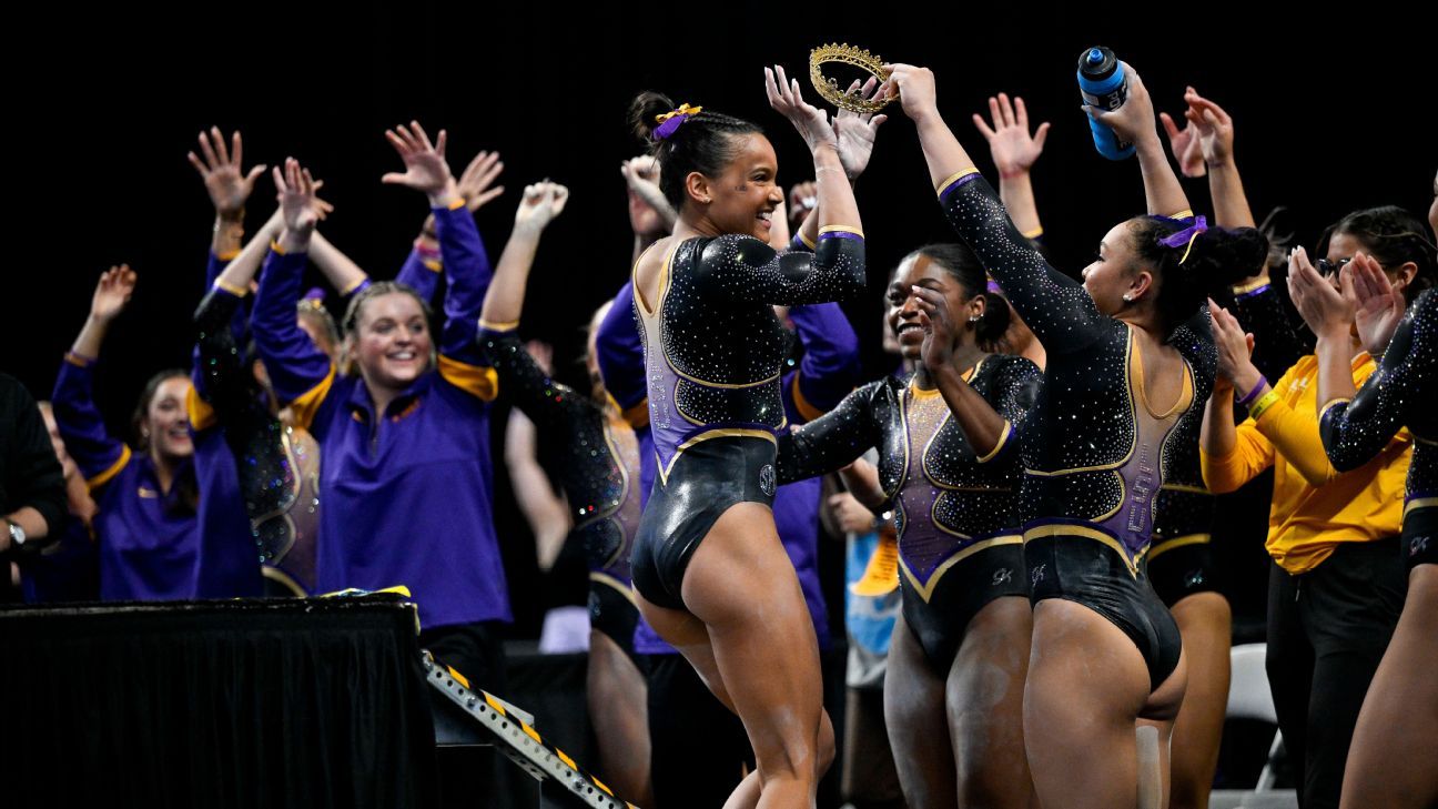 LSU, Utah, Florida, California Advance to NCAA Gymnastics Finals