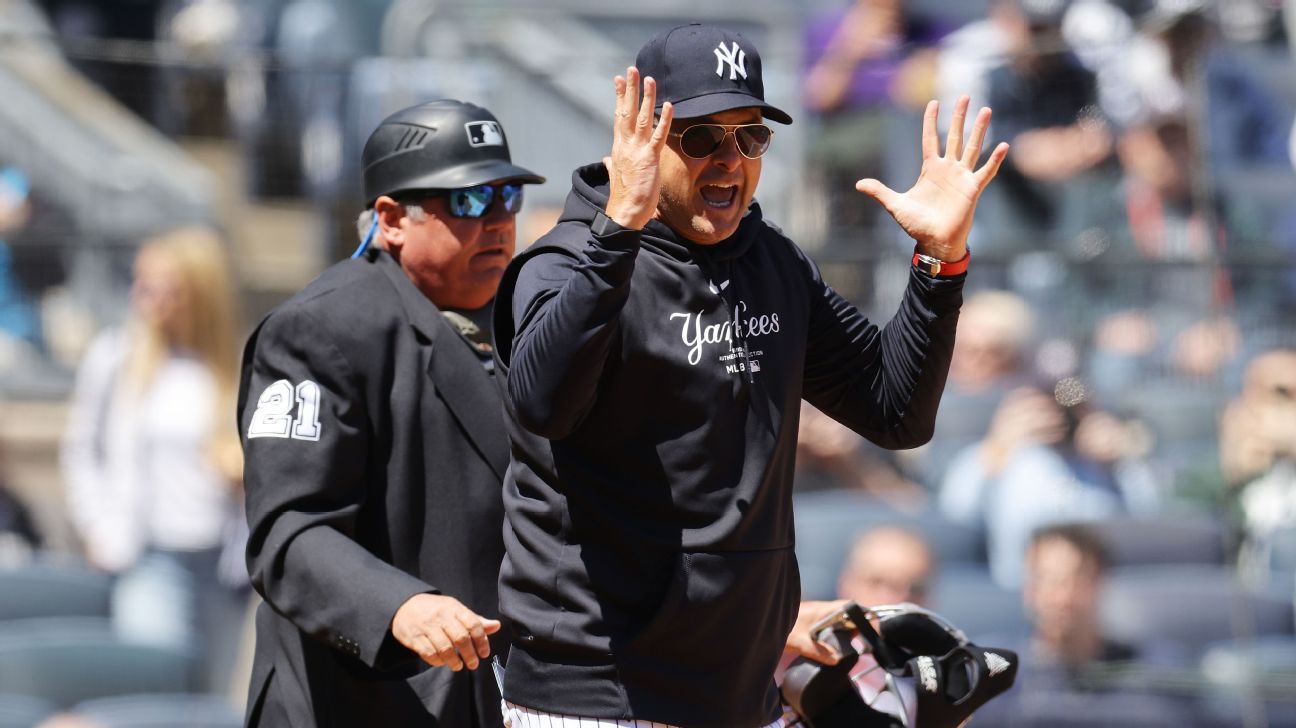 New York Yankees Manager Ejected after One Batter