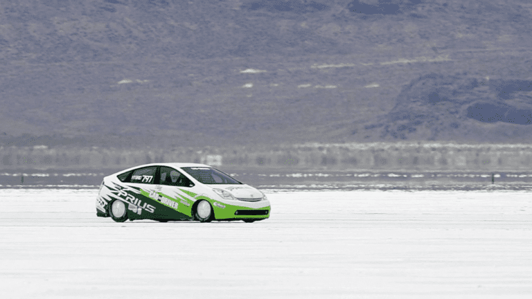 Toyota’s Groundbreaking Landspeed Prius Race