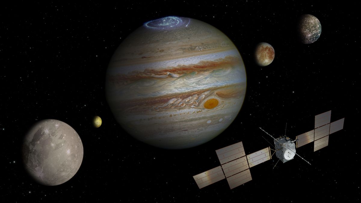 Jupiter Icy Moons Explorer (JUICE) Explores Ocean Moons